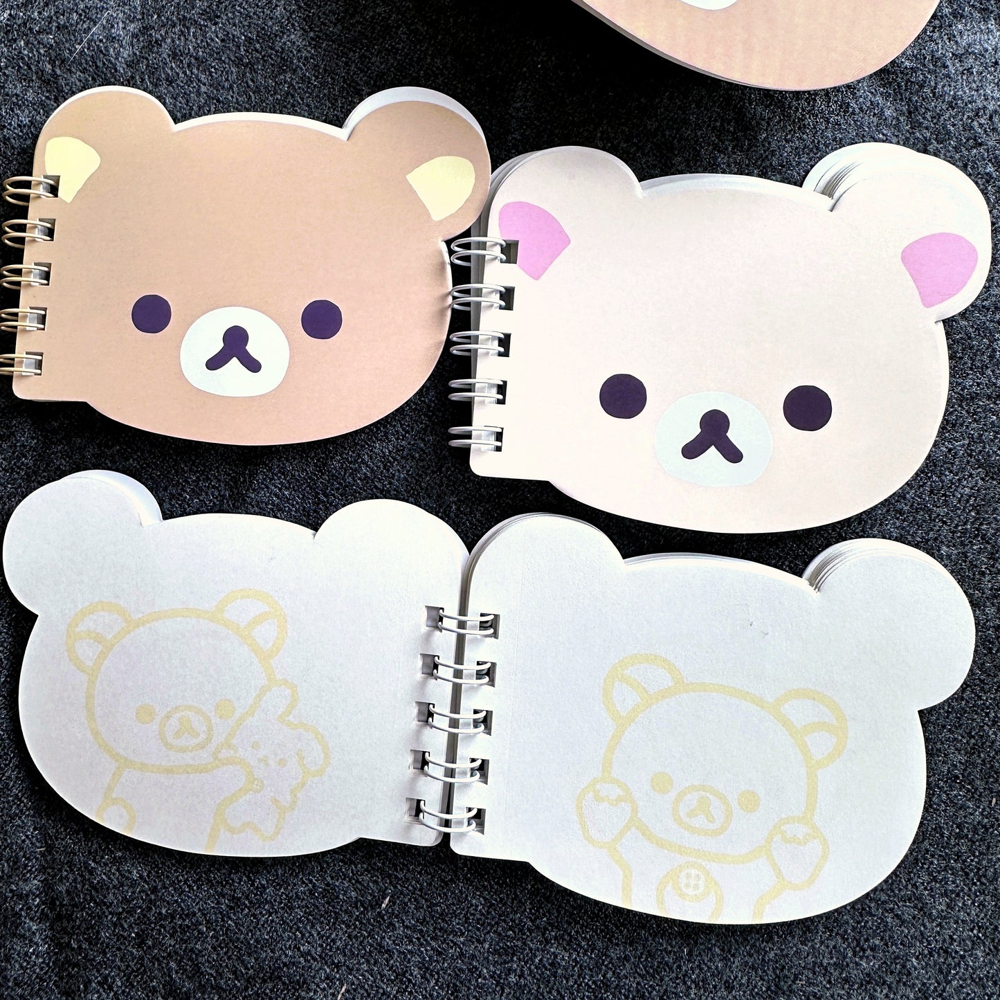 San-X - Rilakkuma/Korilakkuma die-cut mini notebooks