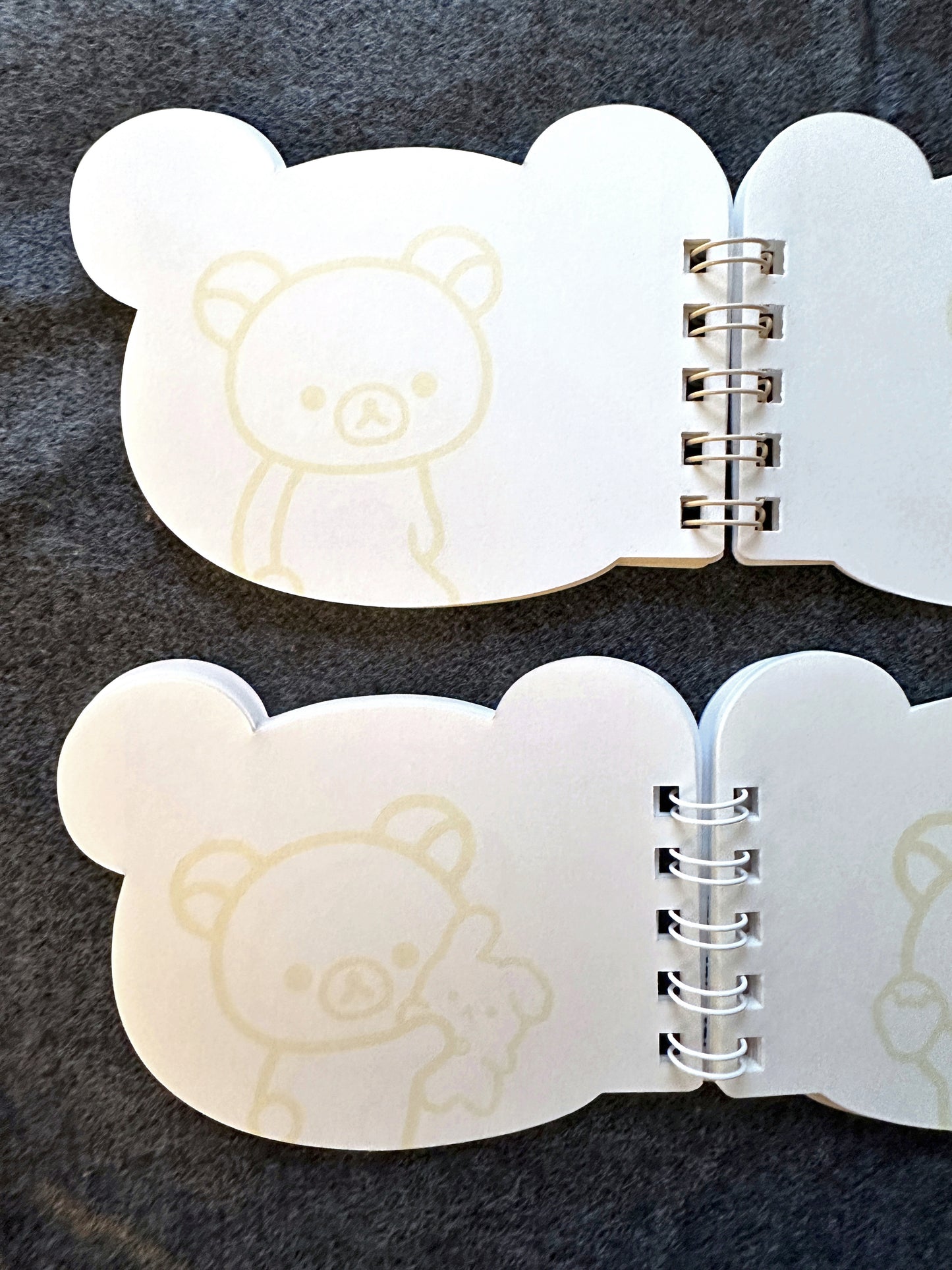 San-X - Rilakkuma/Korilakkuma die-cut mini notebooks