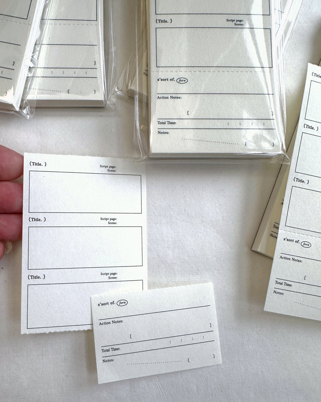 Somesortoffern - Storyboard perforated notepad