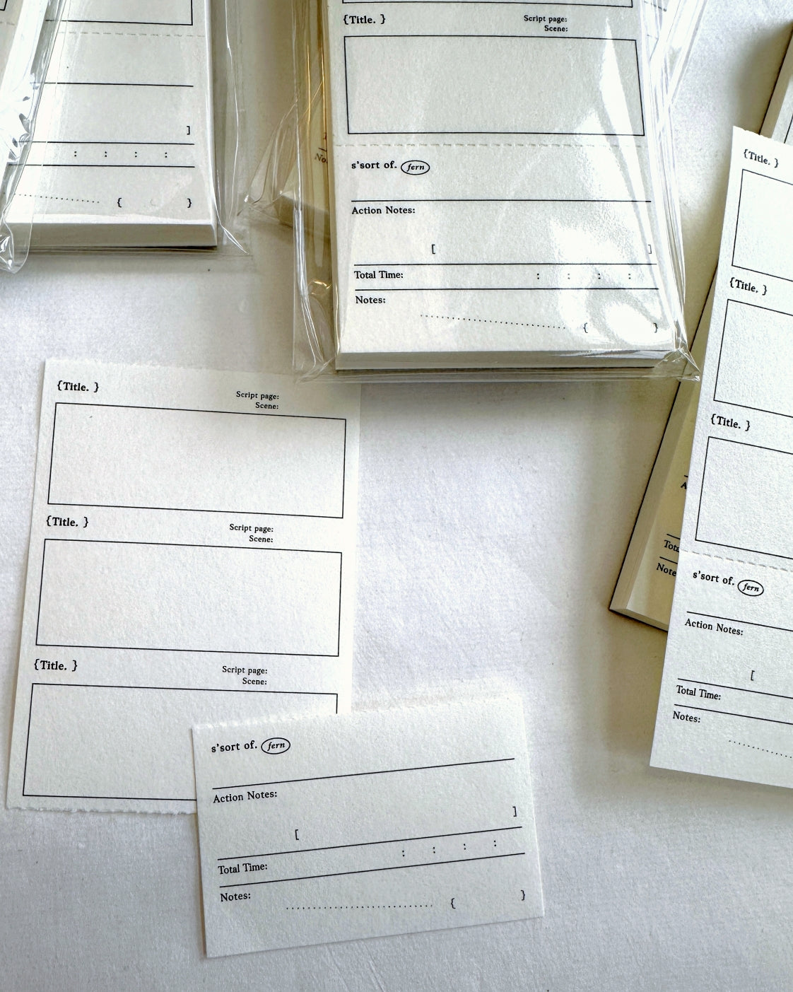 Somesortoffern - Storyboard perforated notepad