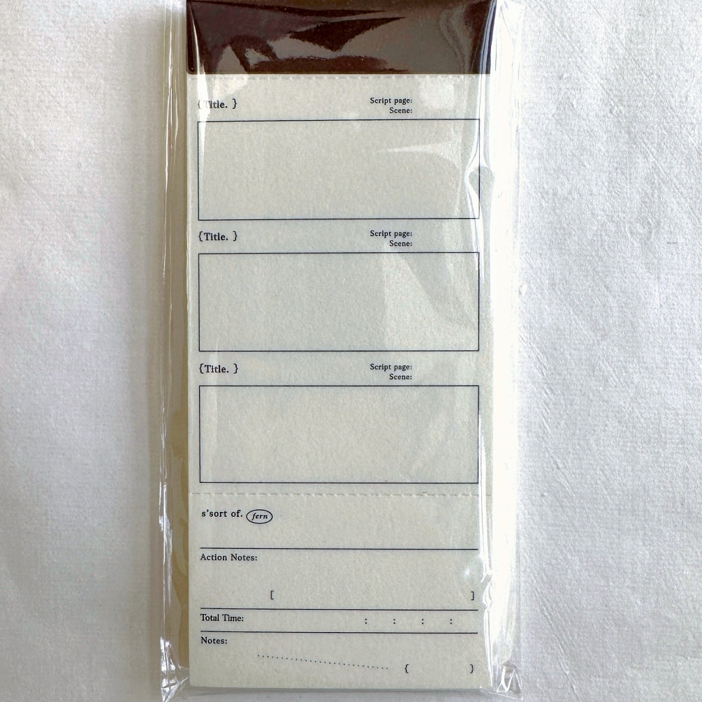 Somesortoffern - Storyboard perforated notepad