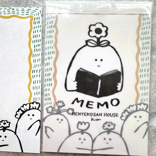 Kikki - Hentekosan House illustrated memo pad