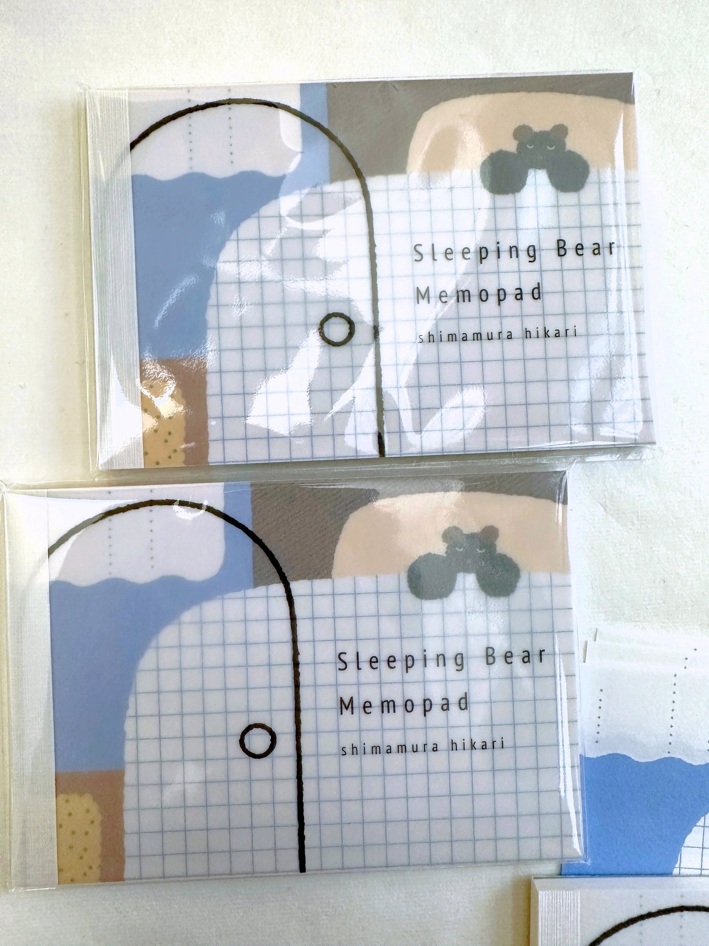 Shimamura Hikari - Sleeping Bear illustrated memo pad