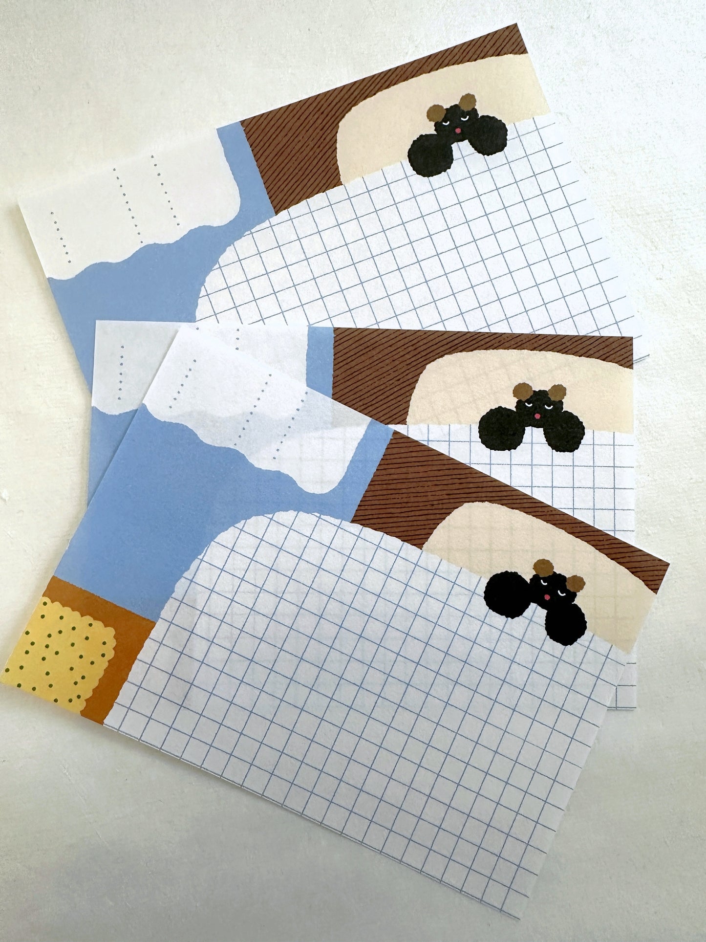 Shimamura Hikari - Sleeping Bear illustrated memo pad