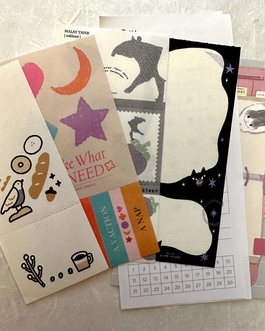 Journaling Ephemera Paper Assortment SAMPLERS (25 pieces)