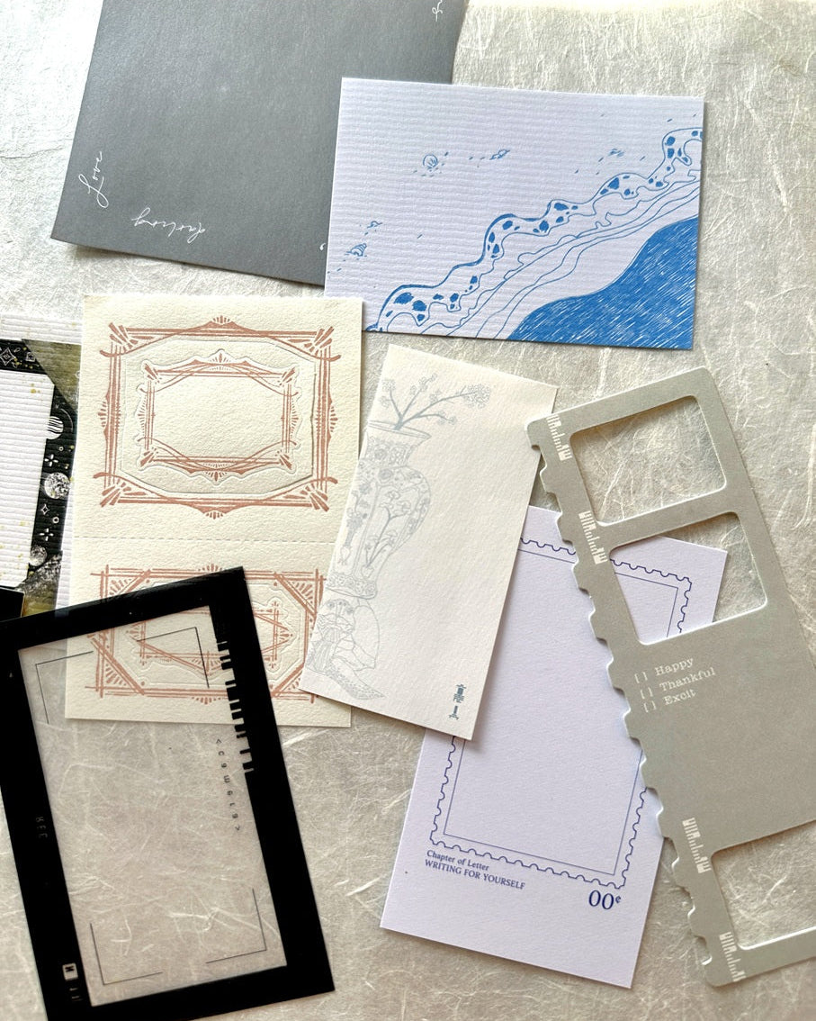 Journaling Ephemera Paper Assortment SAMPLERS (25 pieces)