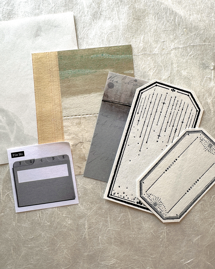 Journaling Ephemera Paper Assortment SAMPLERS (25 pieces)