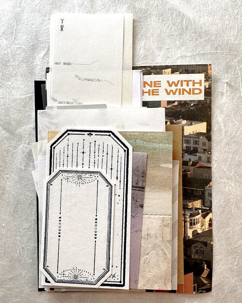 Journaling Ephemera Paper Assortment SAMPLERS (25 pieces)