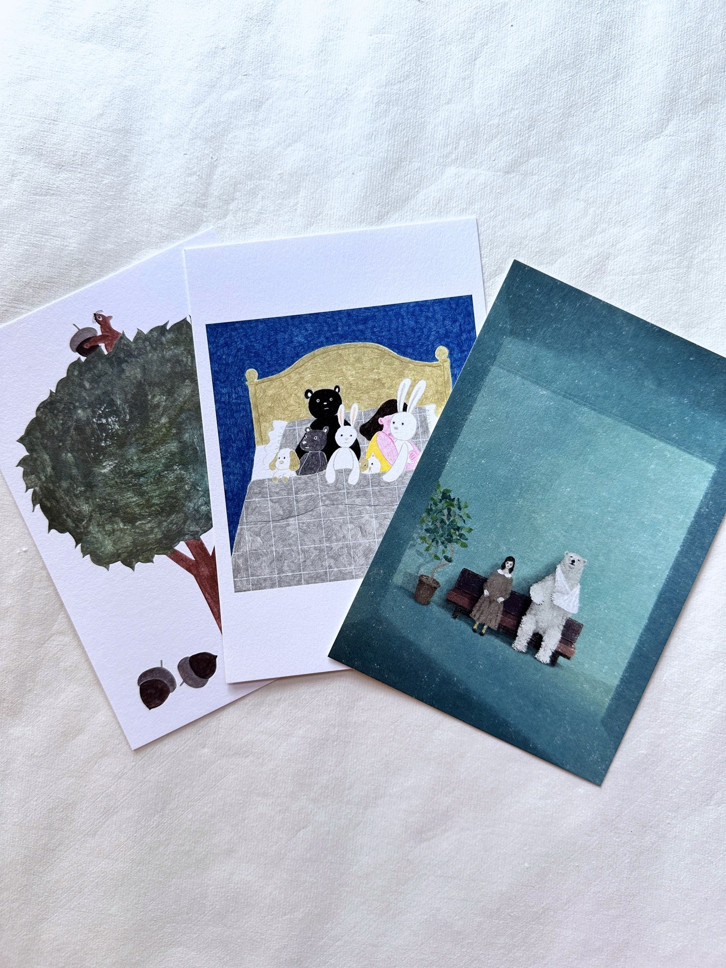 Cozyca Products - Japanese illustrated art postcards by Akira Kusaka, Shinohara Eko, Kurahashirei, Necktie