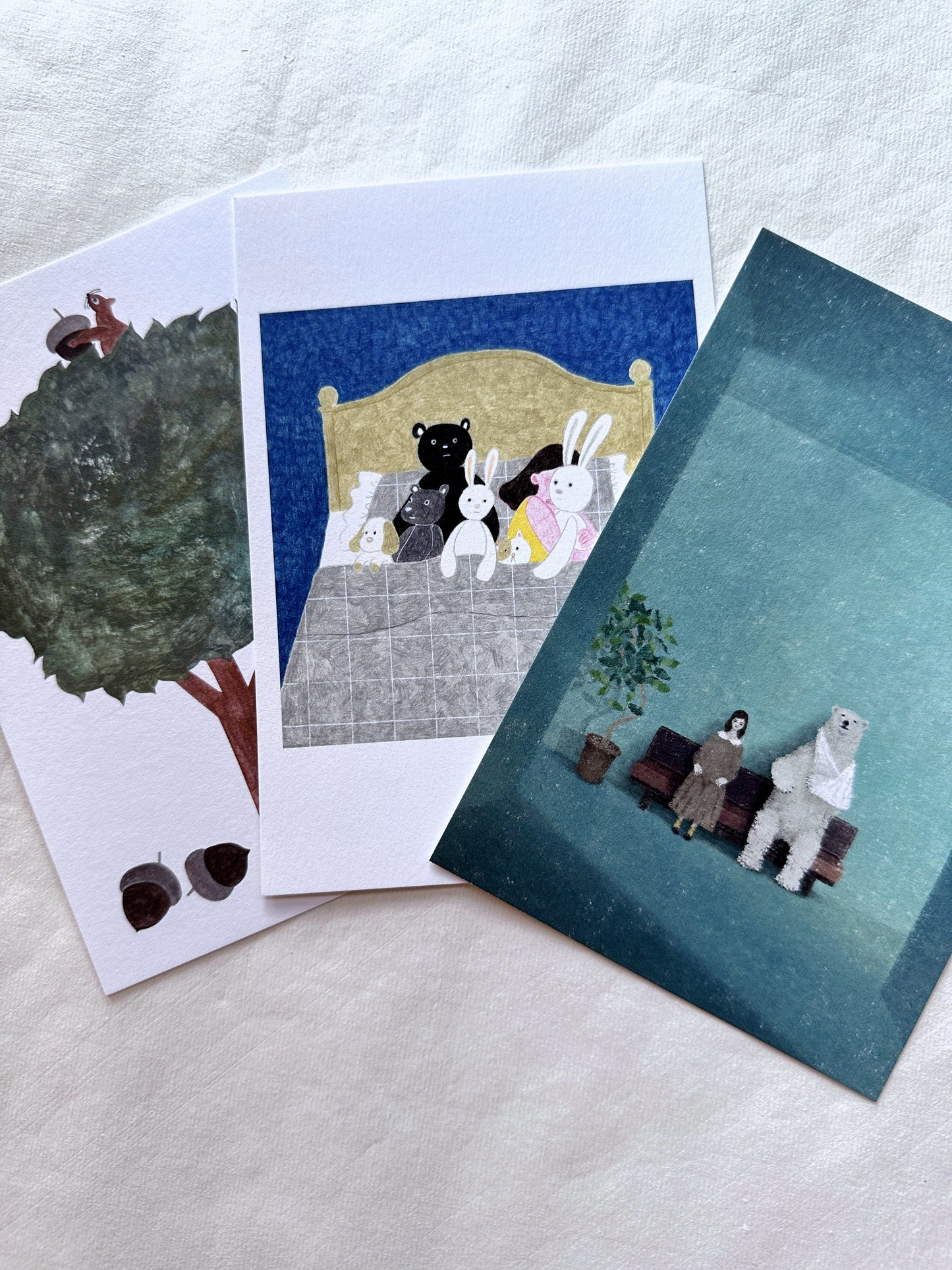 Cozyca Products - Japanese illustrated art postcards by Akira Kusaka, Shinohara Eko, Kurahashirei, Necktie