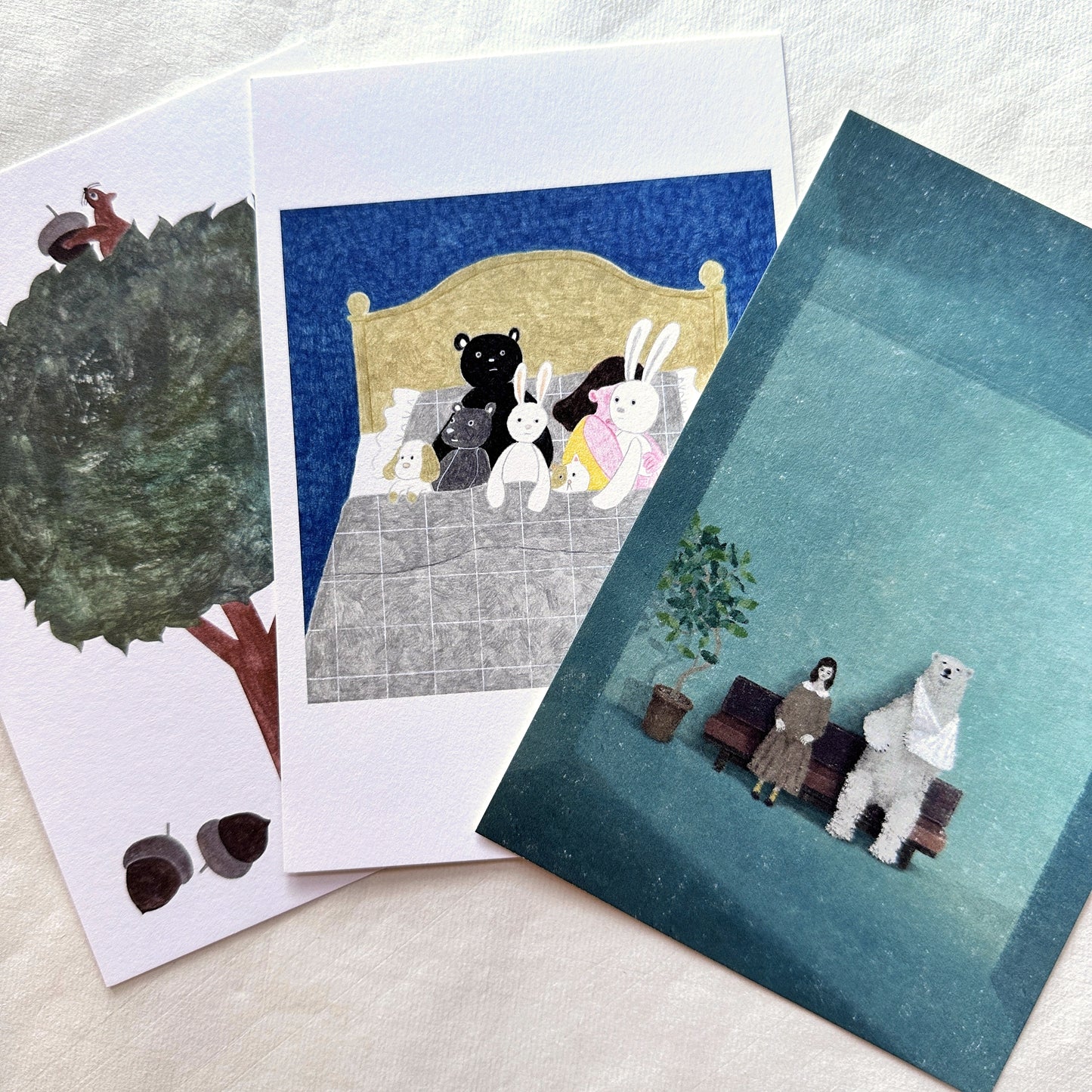 Cozyca Products - Japanese illustrated art postcards by Akira Kusaka, Shinohara Eko, Kurahashirei, Necktie