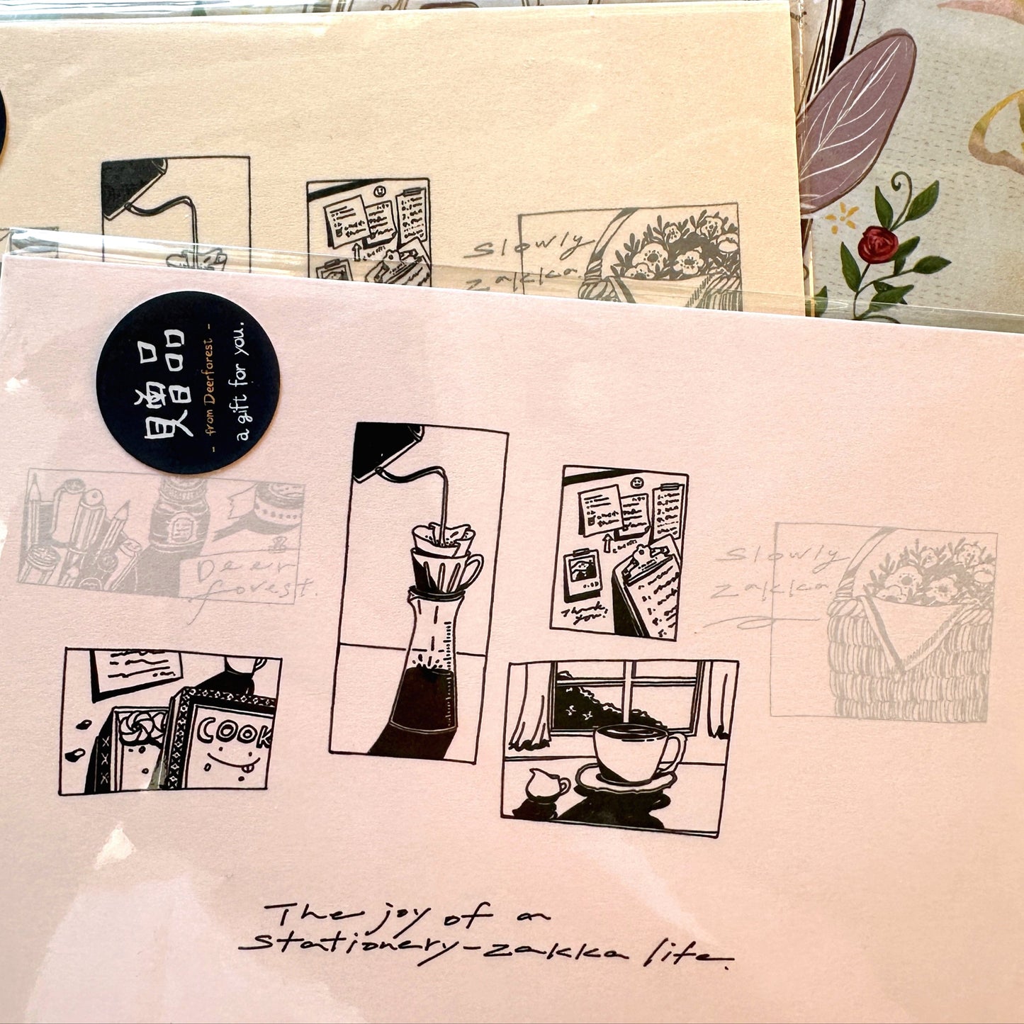 Deerforest - promotional postcards [Like new]