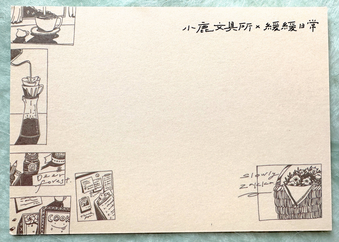 Deerforest - promotional postcards [Like new]