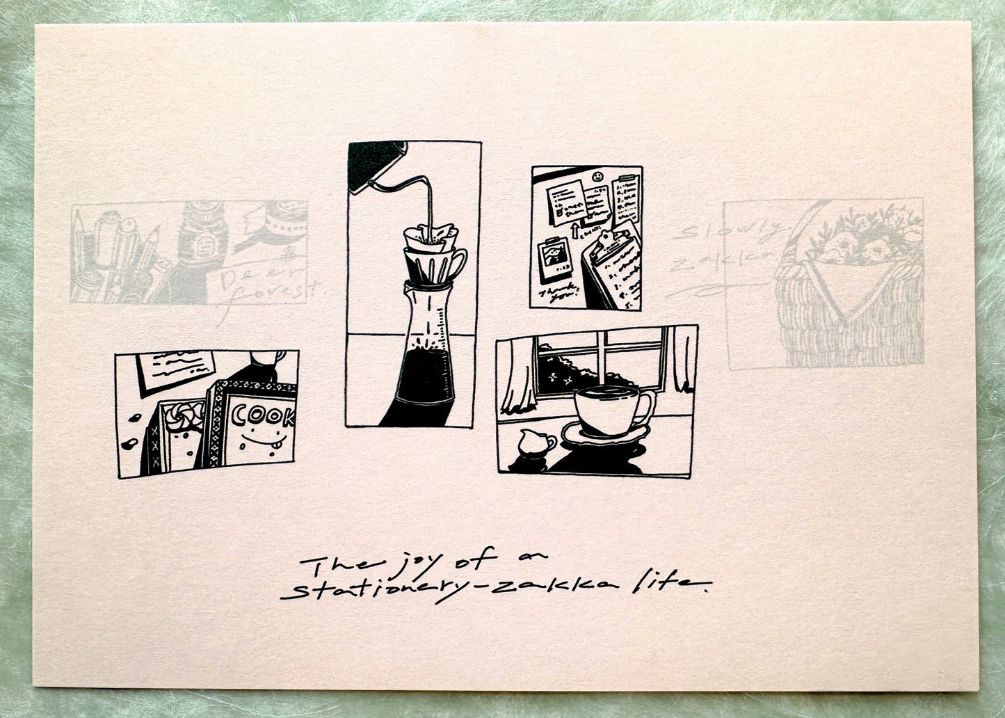 Deerforest - promotional postcards [Like new]