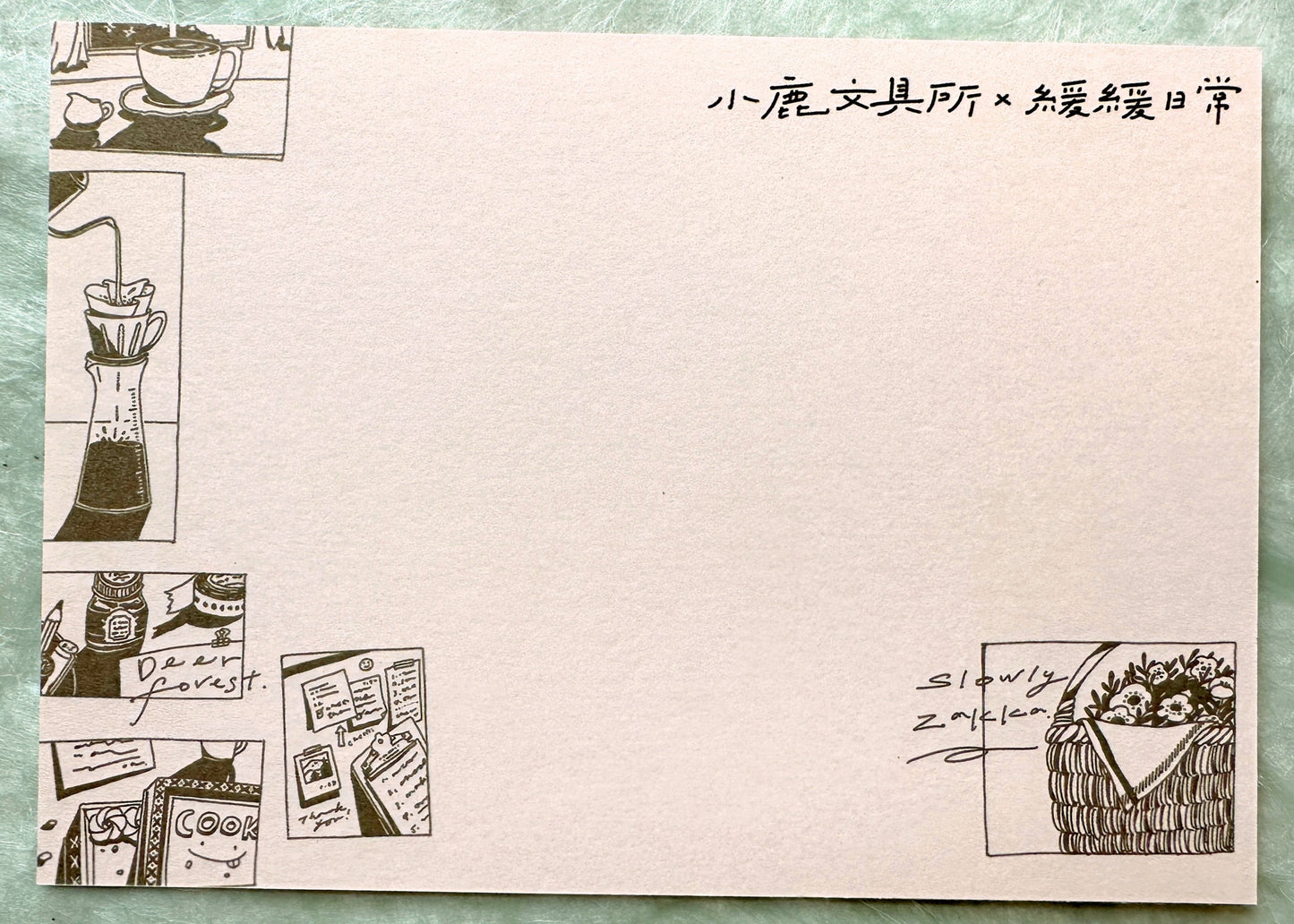 Deerforest - promotional postcards [Like new]