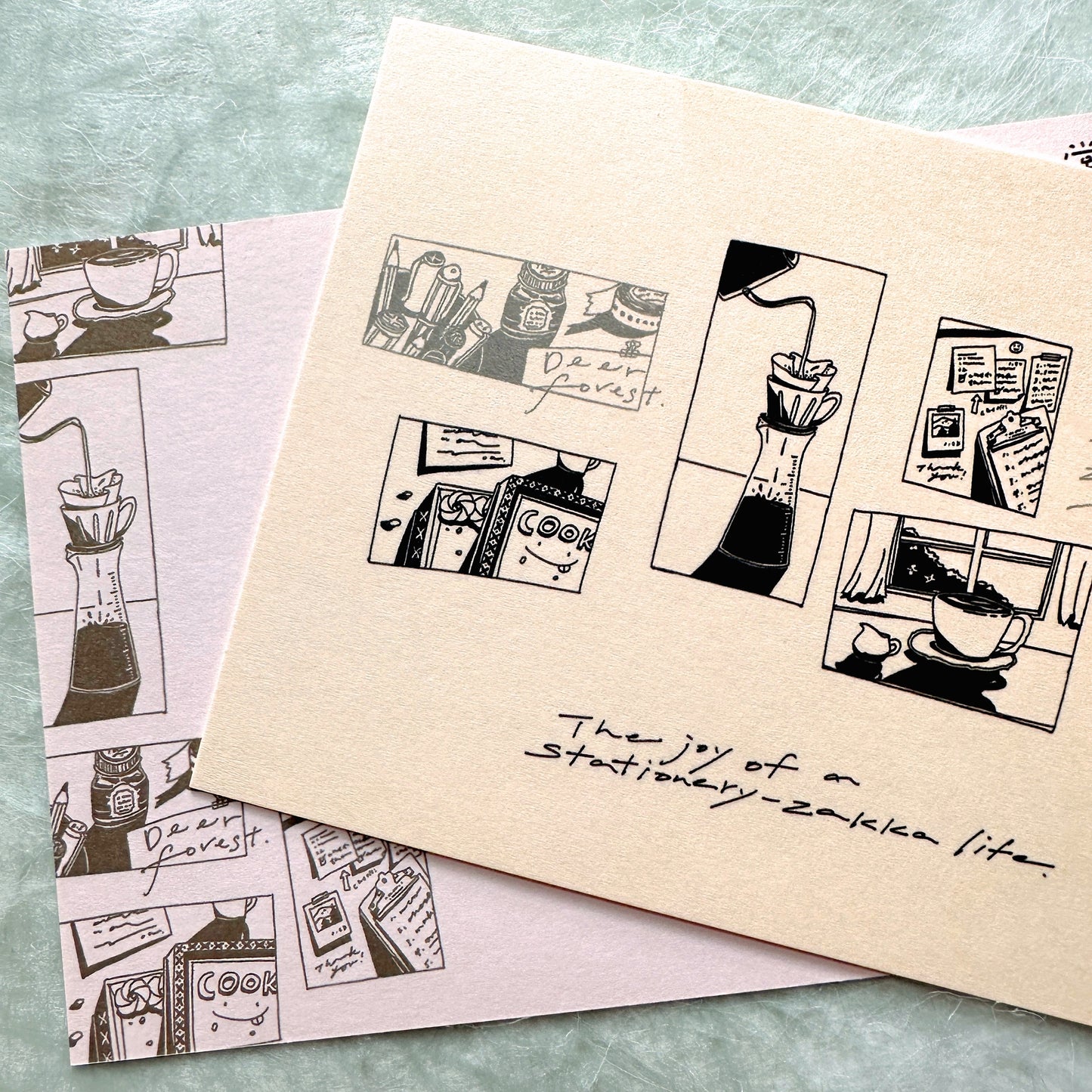 Deerforest - promotional postcards [Like new]