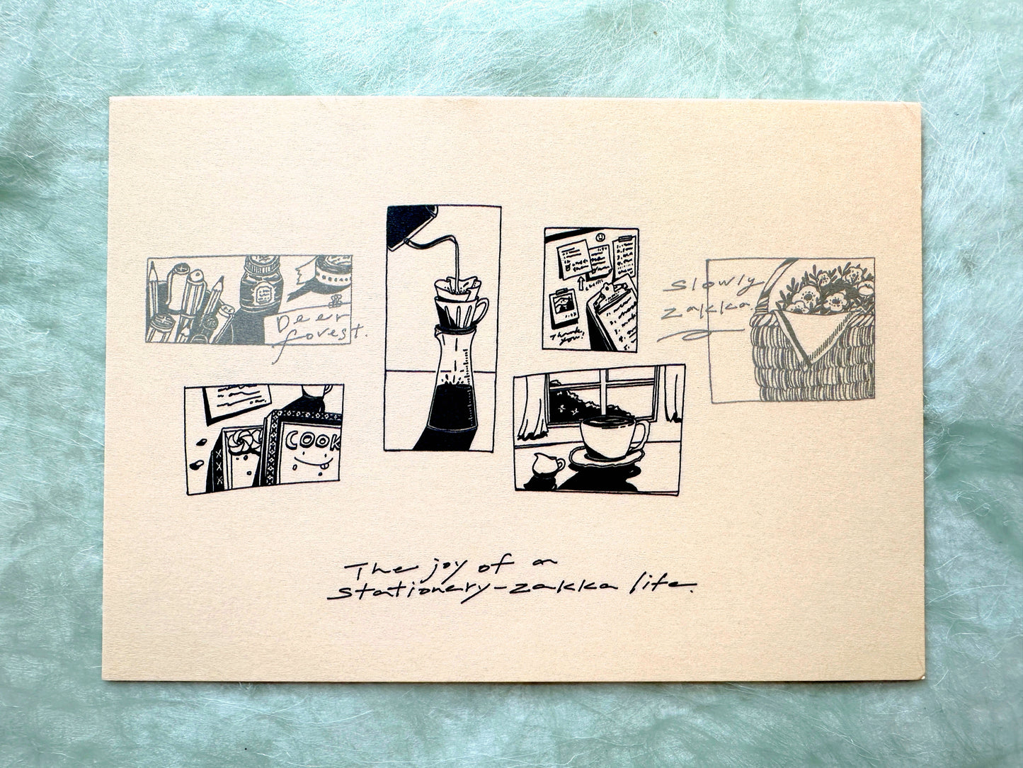 Deerforest - promotional postcards [Like new]