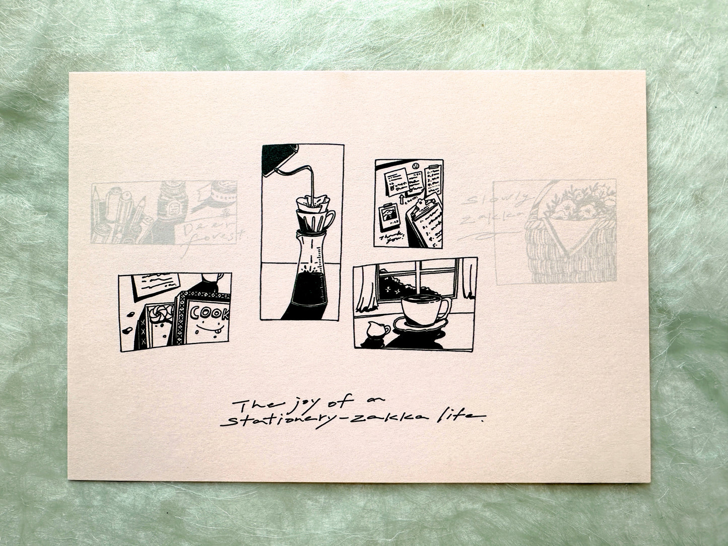 Deerforest - promotional postcards [Like new]
