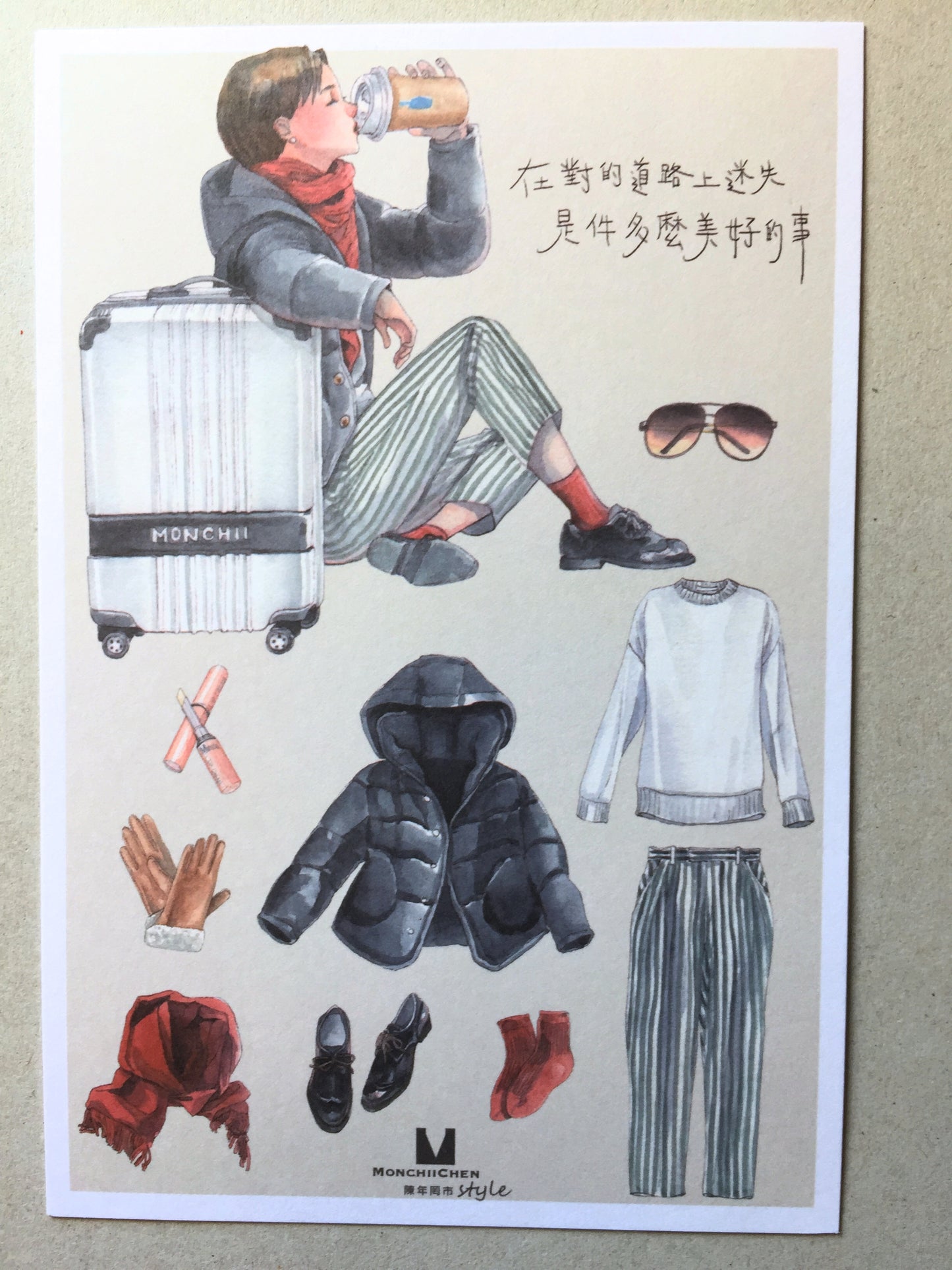 Monchiichen - Travel series postcards | Destash items [New/Unused]