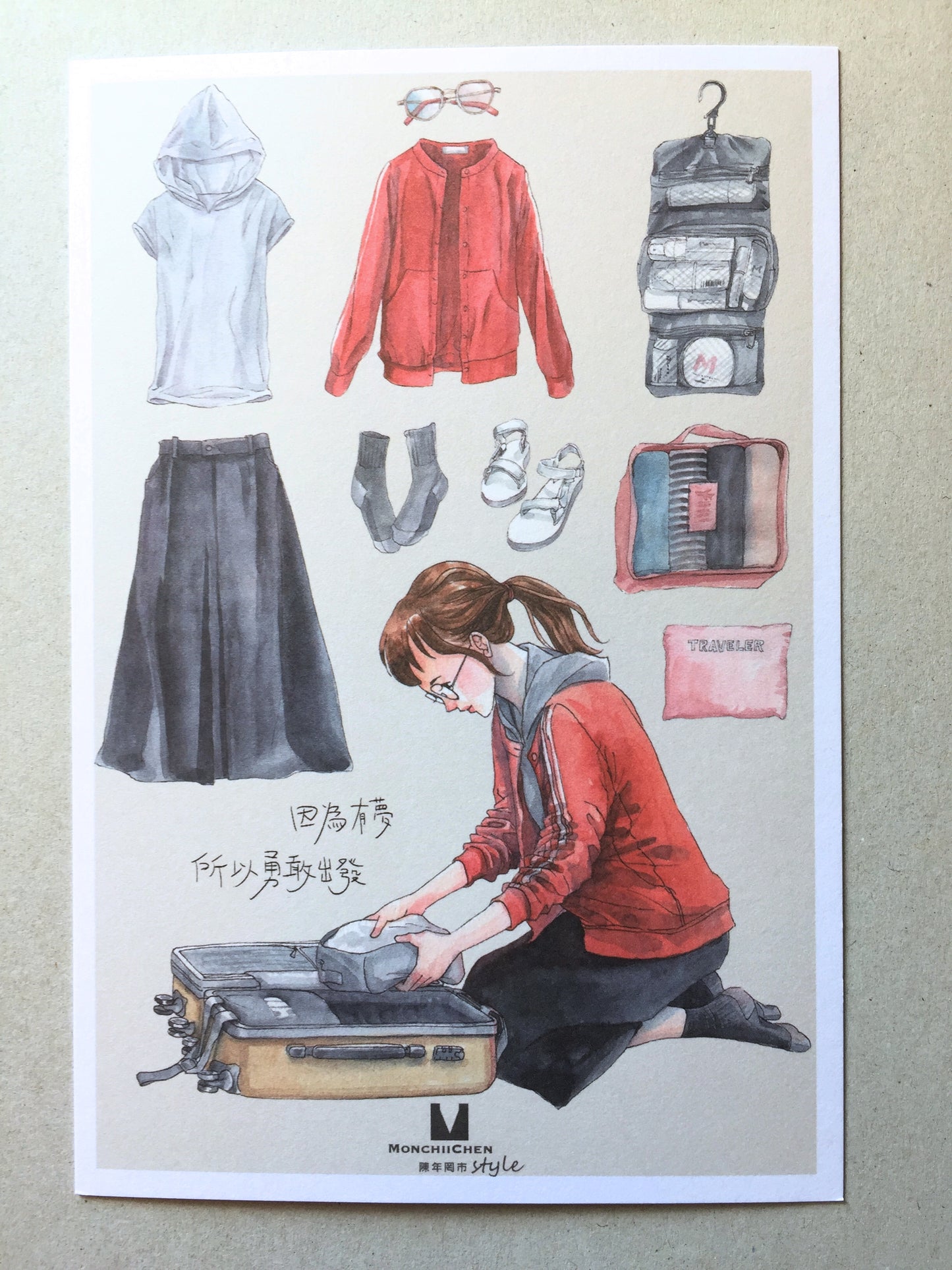 Monchiichen - Travel series postcards | Destash items [New/Unused]