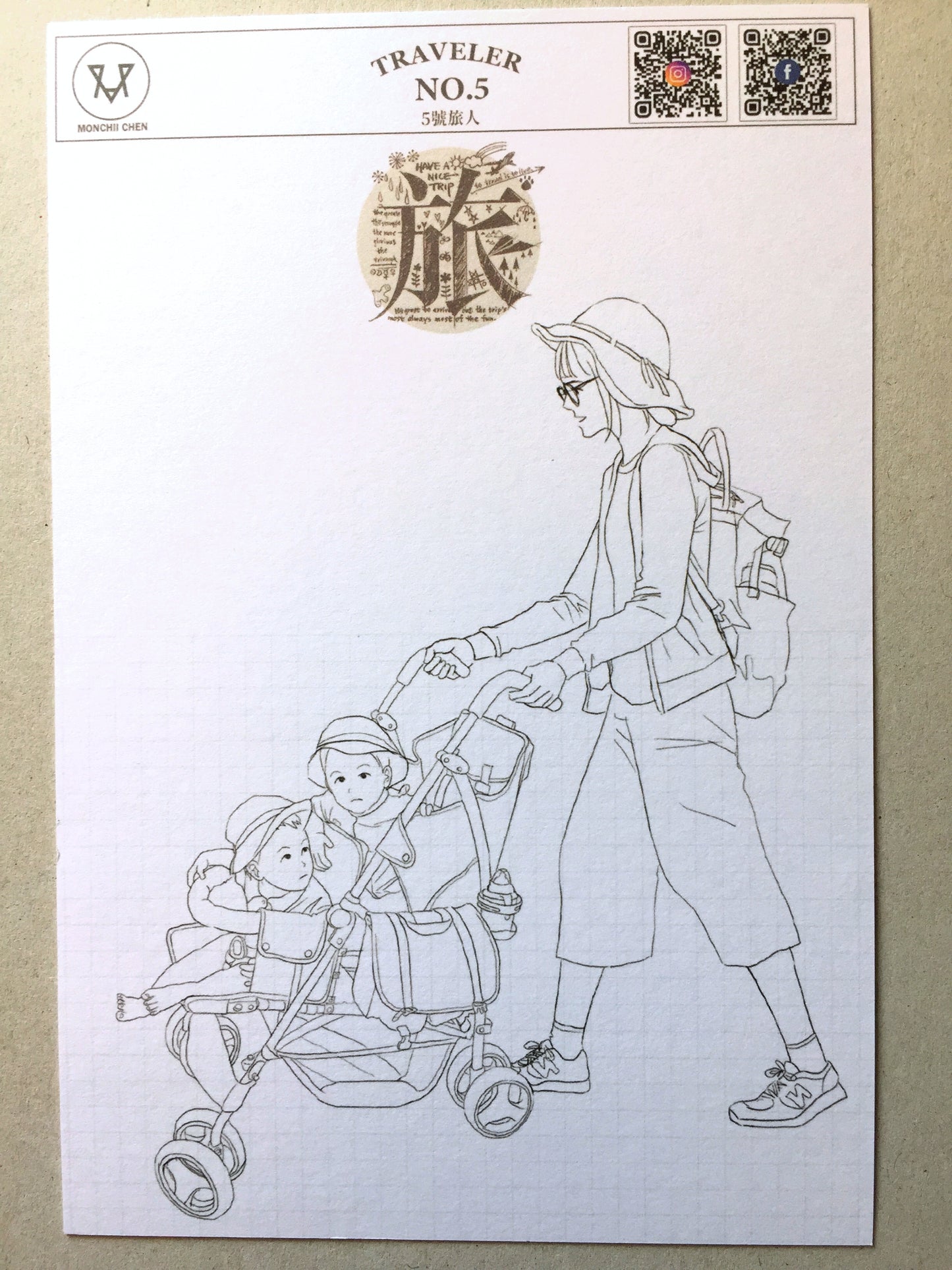 Monchiichen - Travel series postcards | Destash items [New/Unused]