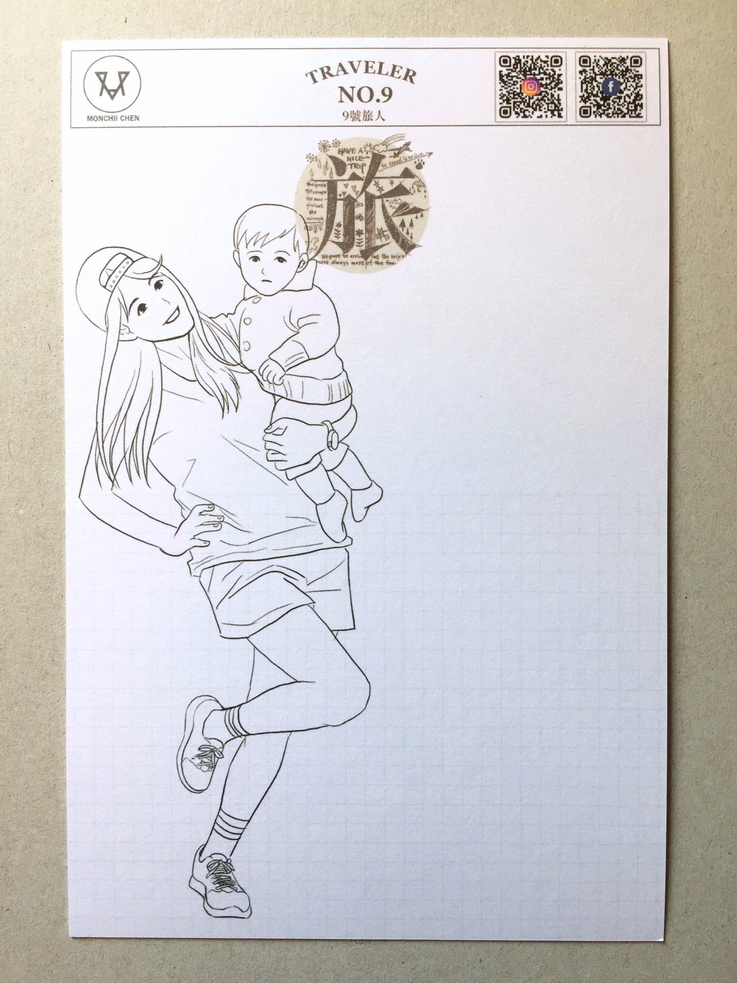 Monchiichen - Travel series postcards | Destash items [New/Unused]