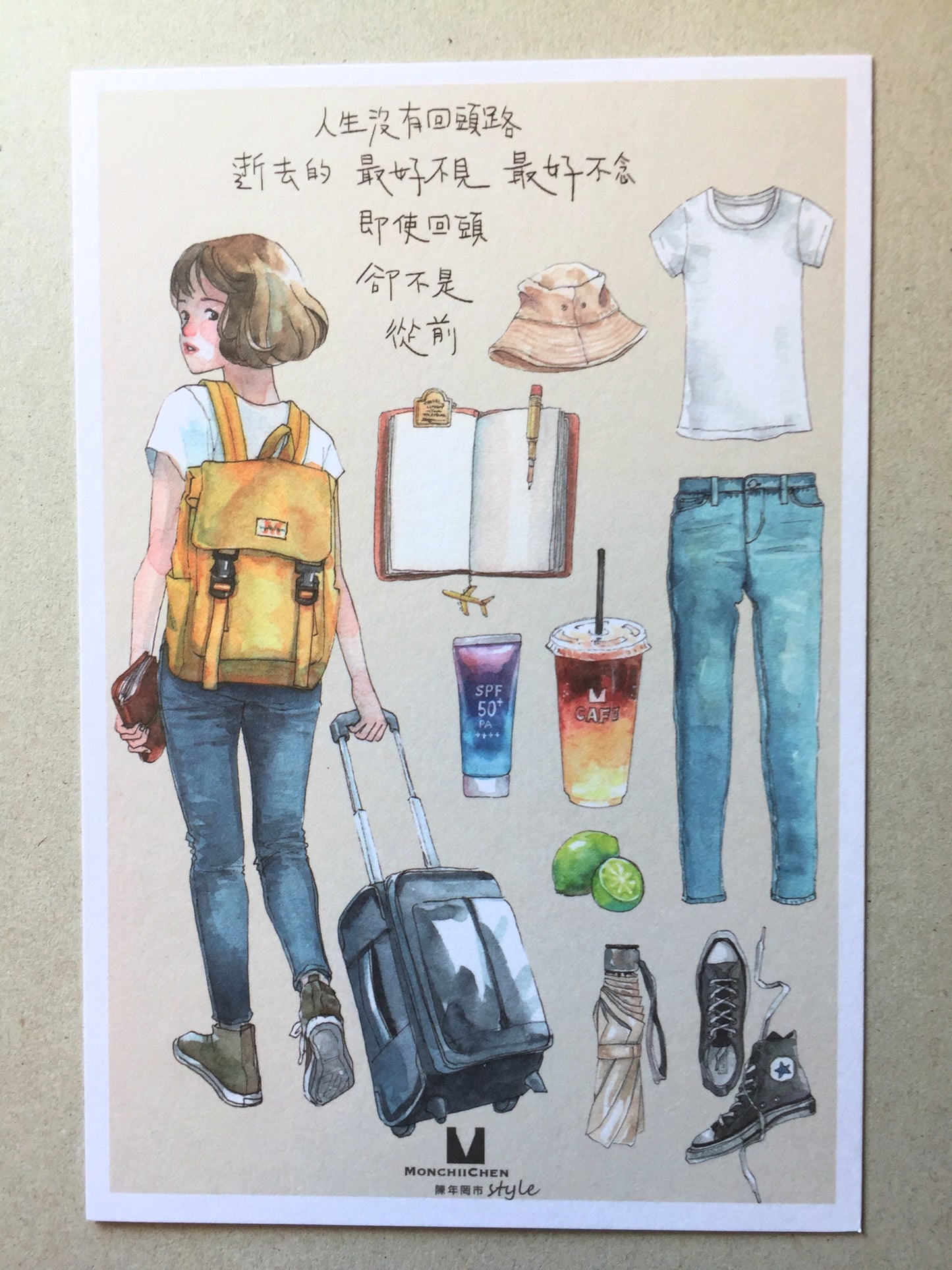 Monchiichen - Travel series postcards | Destash items [New/Unused]