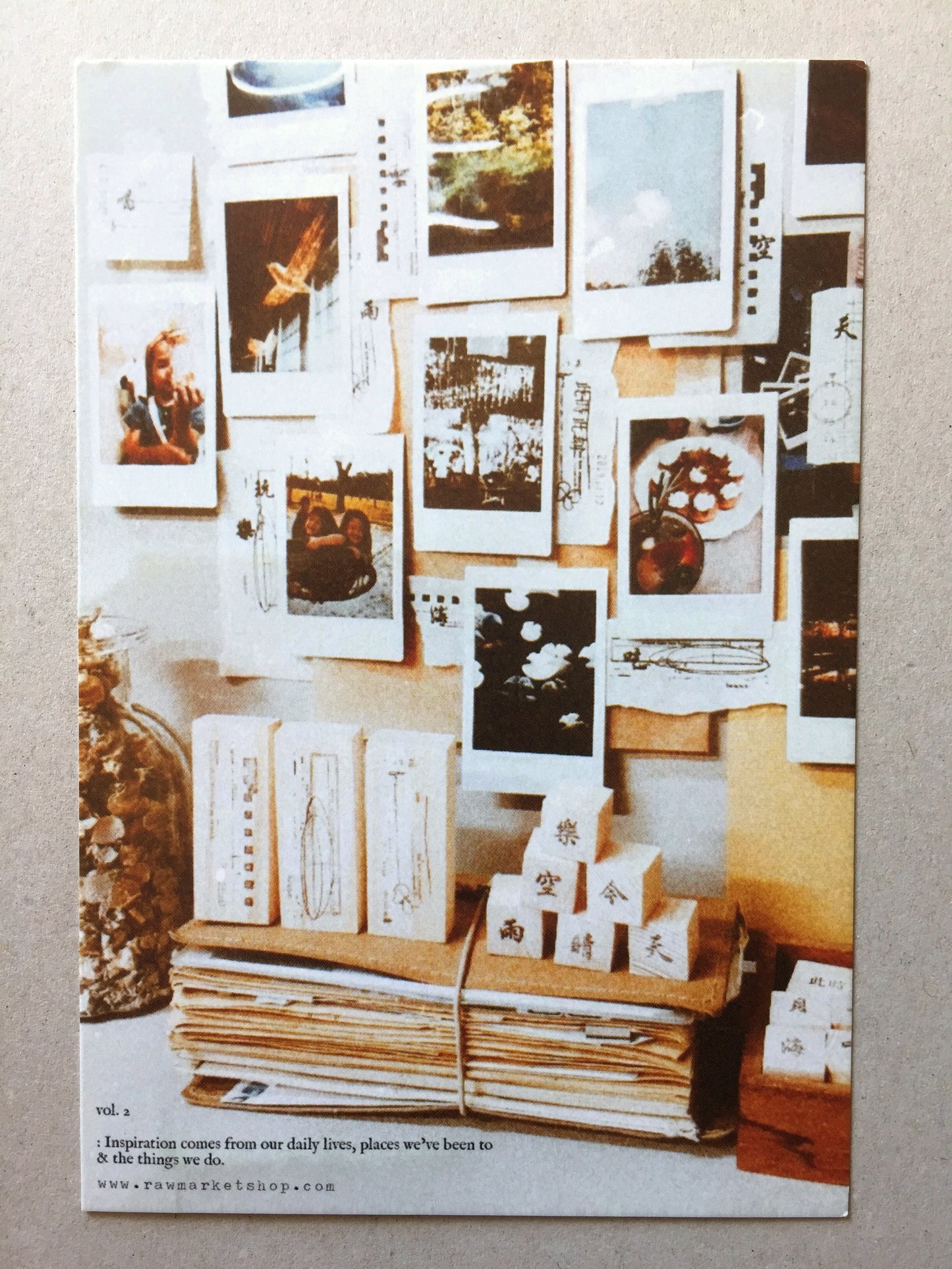 Raw Market Shop - promotional postcards [Like new]
