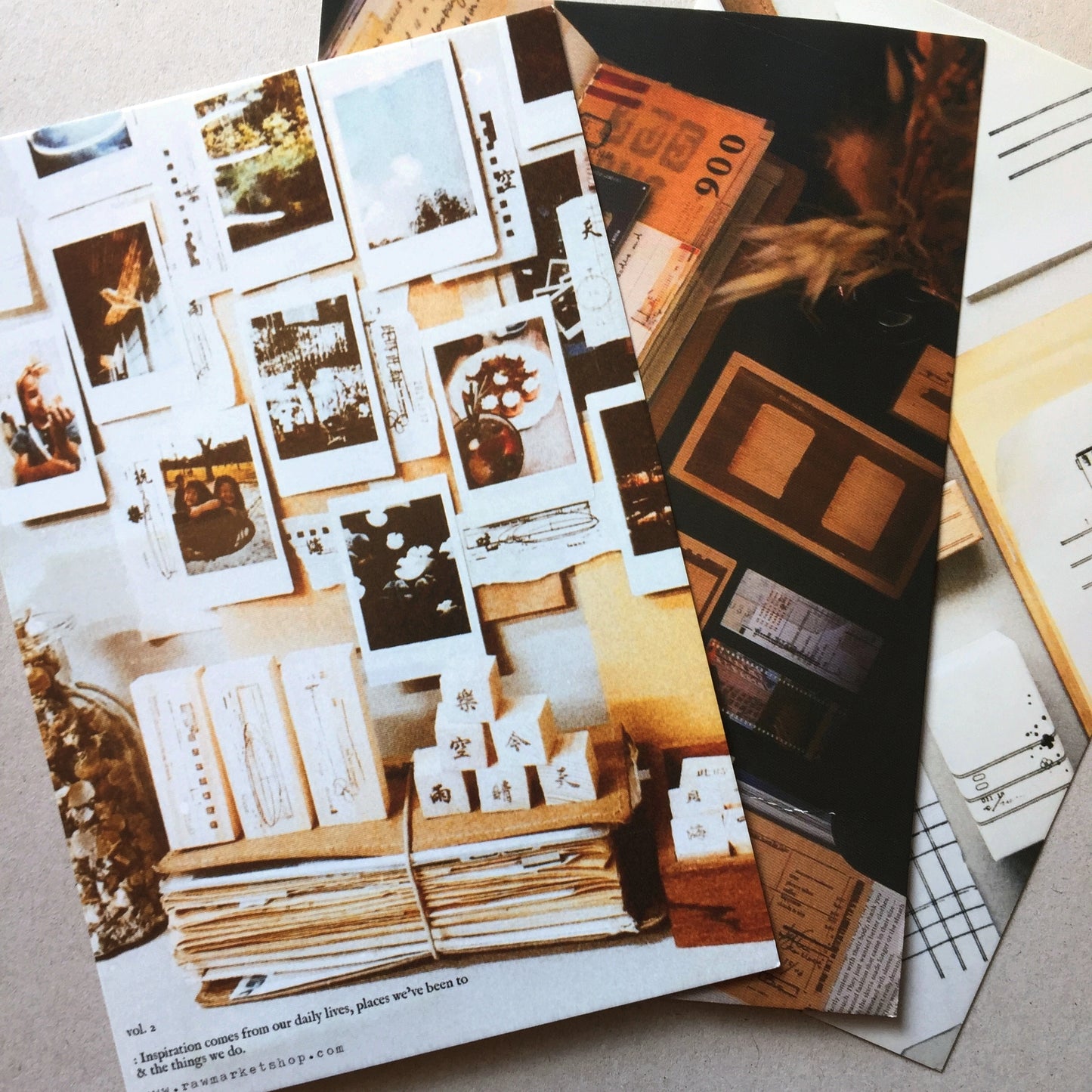 Raw Market Shop - promotional postcards [Like new]