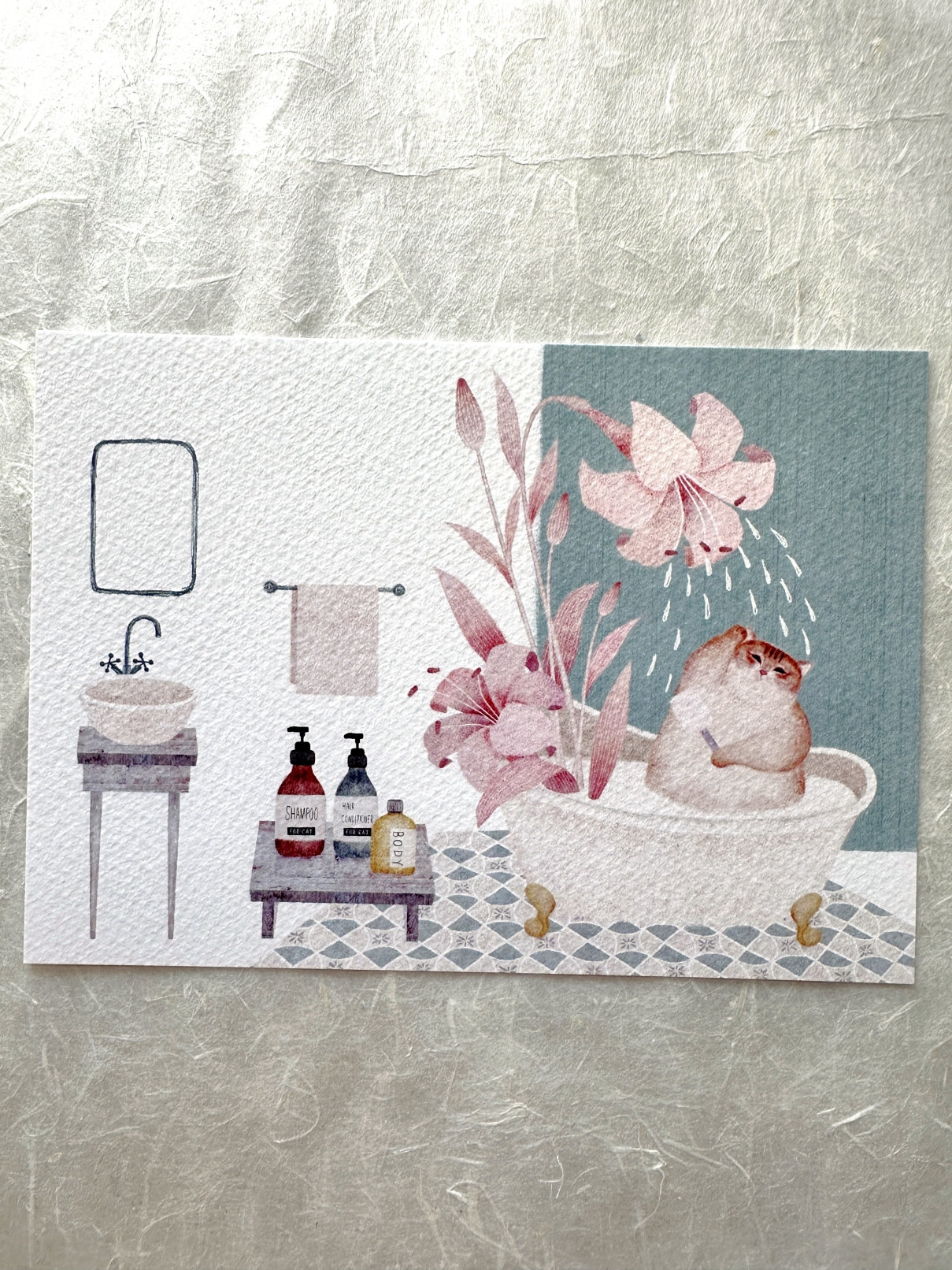 Amily Shen - cat illustration postcards