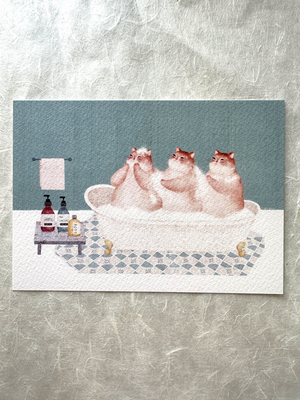 Amily Shen - cat illustration postcards