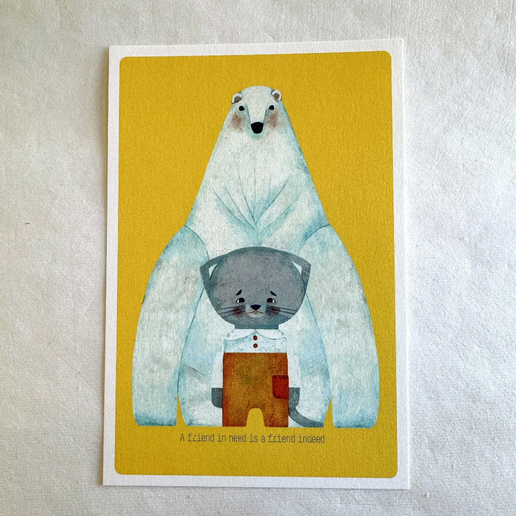 Art postcards by Japanese illustrator Toshiyuki Fukuda