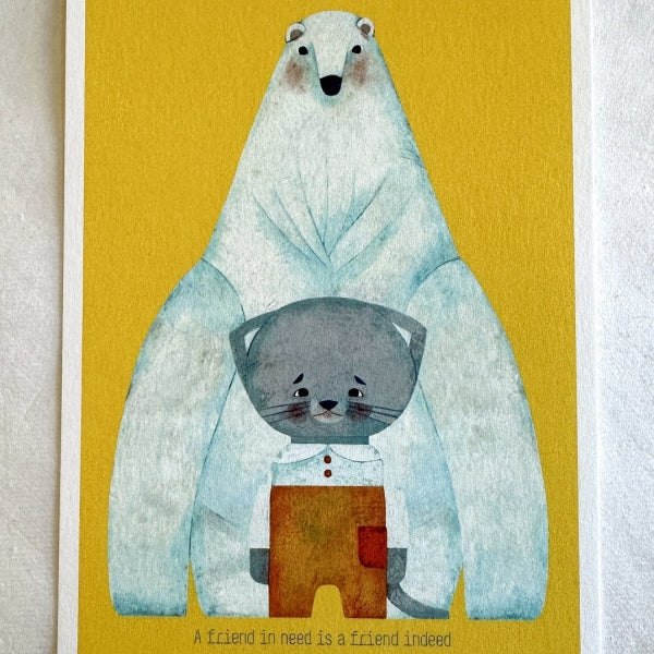 Art postcards by Japanese illustrator Toshiyuki Fukuda