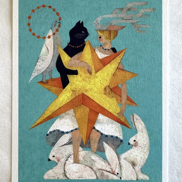Art postcards by Japanese illustrator Toshiyuki Fukuda