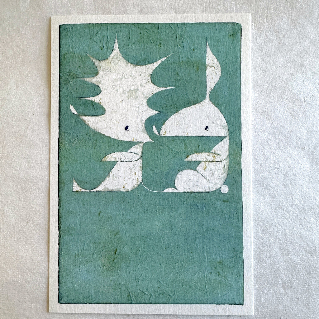 Art postcards by Japanese illustrator Toshiyuki Fukuda