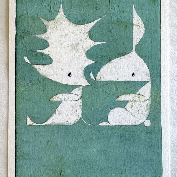 Art postcards by Japanese illustrator Toshiyuki Fukuda