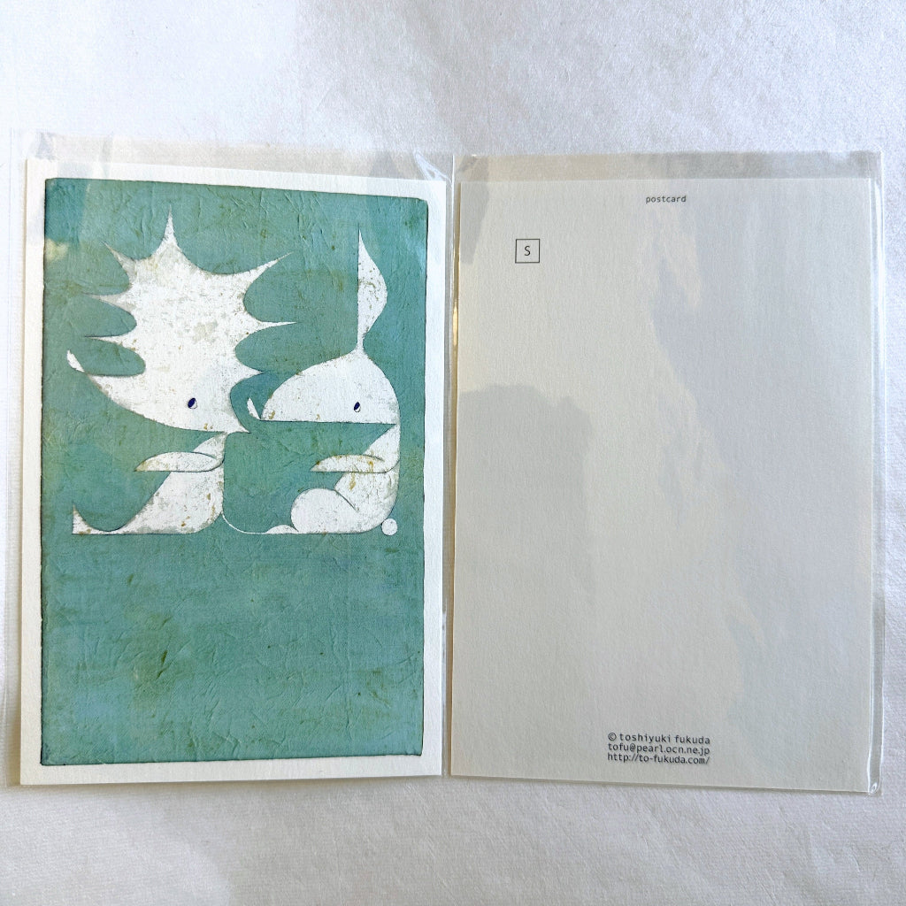 Art postcards by Japanese illustrator Toshiyuki Fukuda
