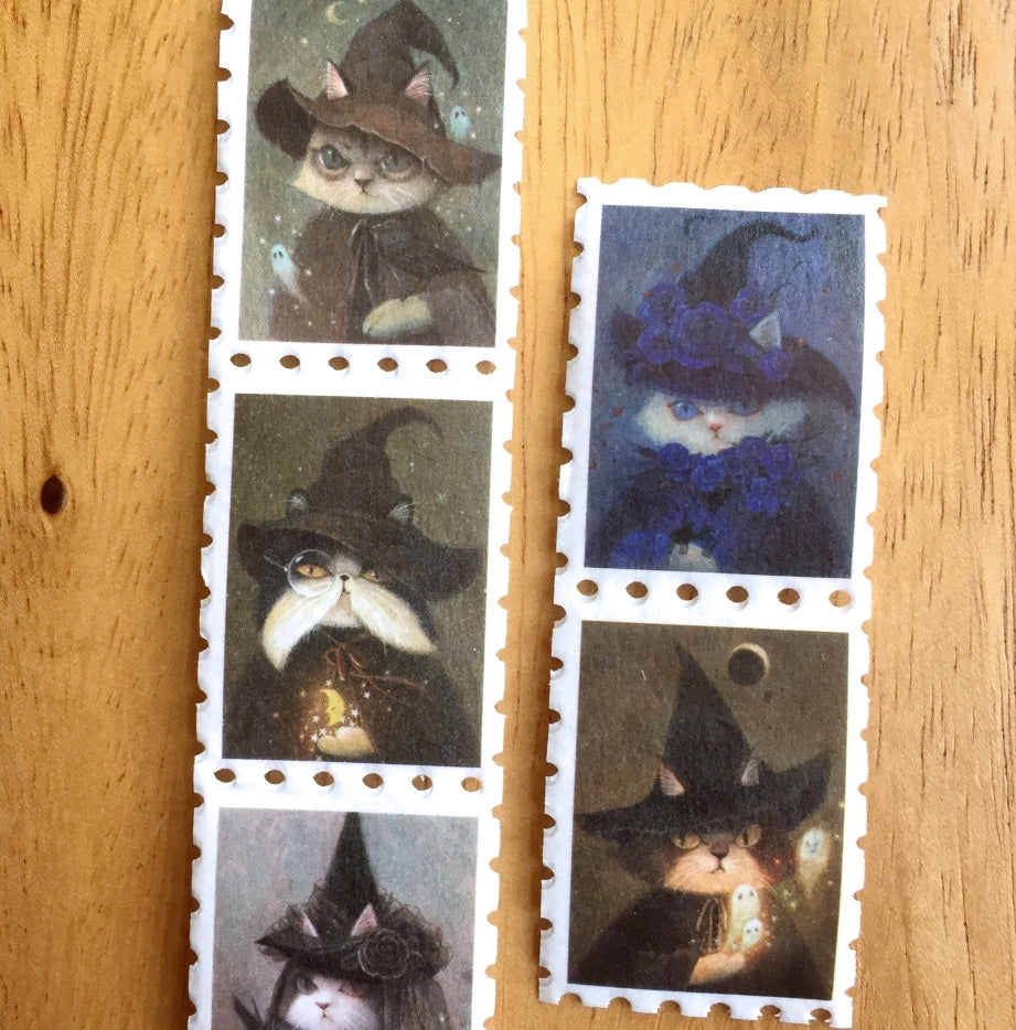 Phoenix Chan - Wicked stamp-style washi tape SAMPLES