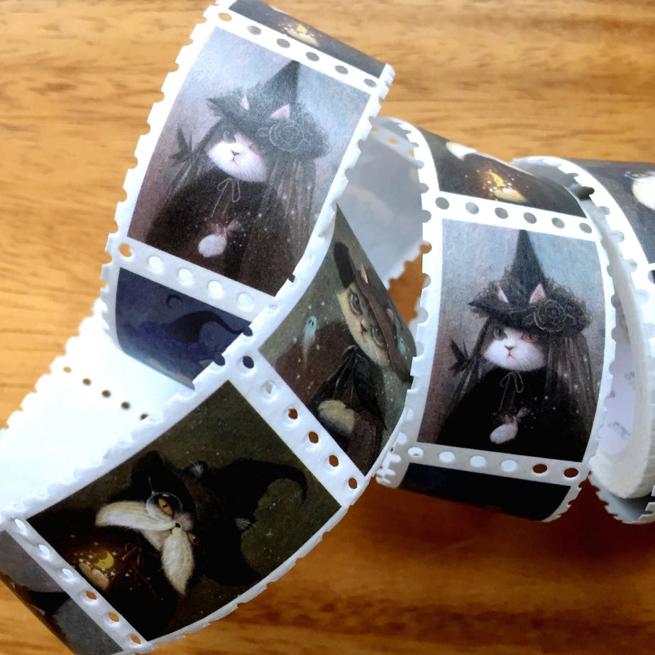 Phoenix Chan - Wicked stamp-style washi tape SAMPLES