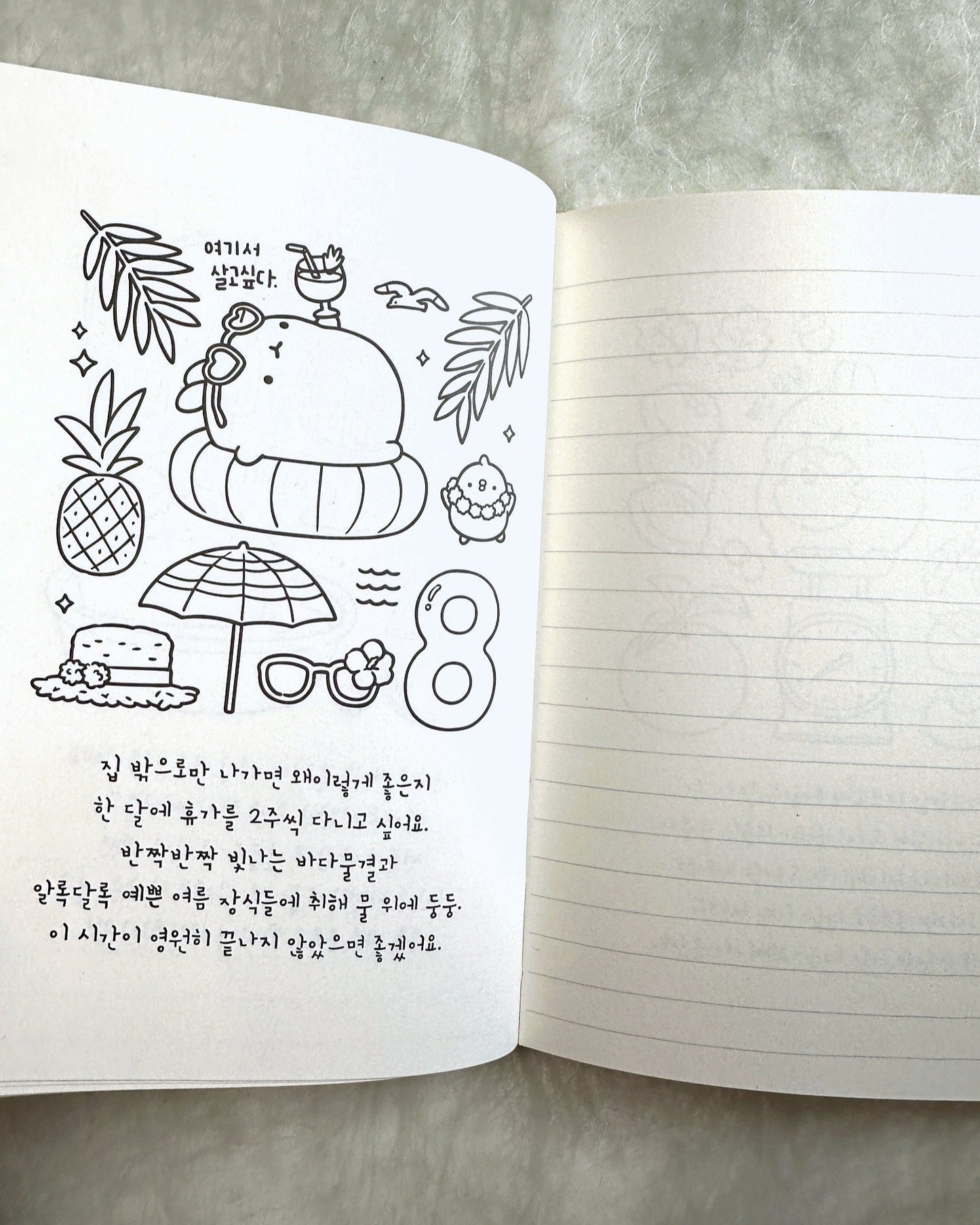 Molang - Undated Planner [Open/Unused]