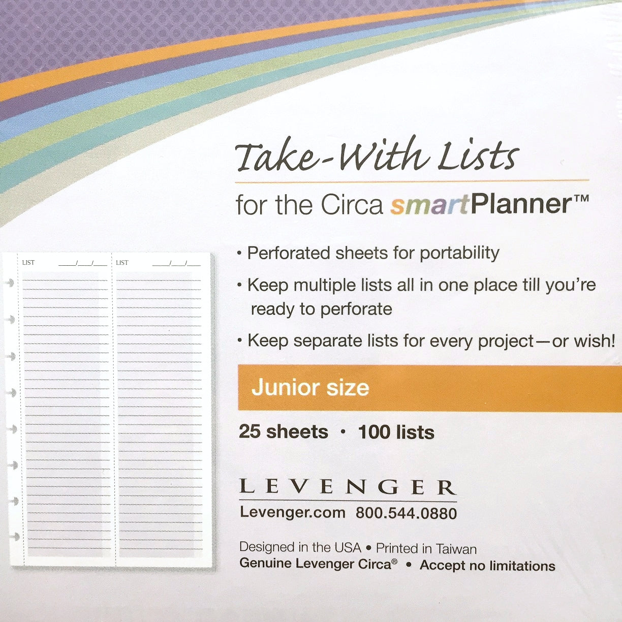 Levenger - Circa Jr. smartPlanner A5 Inserts [New in package]
