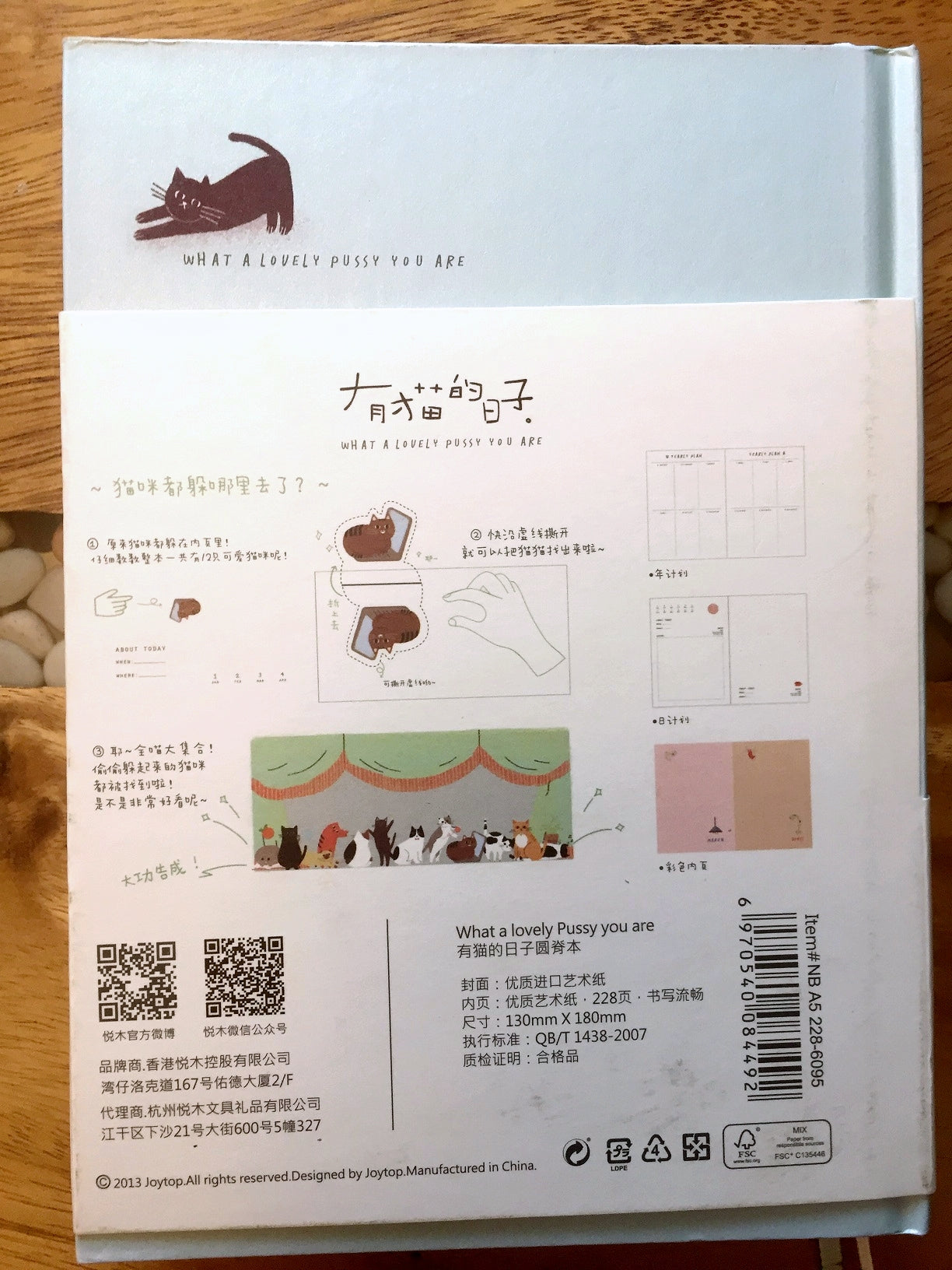 Home Is Where the Cat Is - Undated diary, with pop-up cat index tabs | Destash item [Like New]