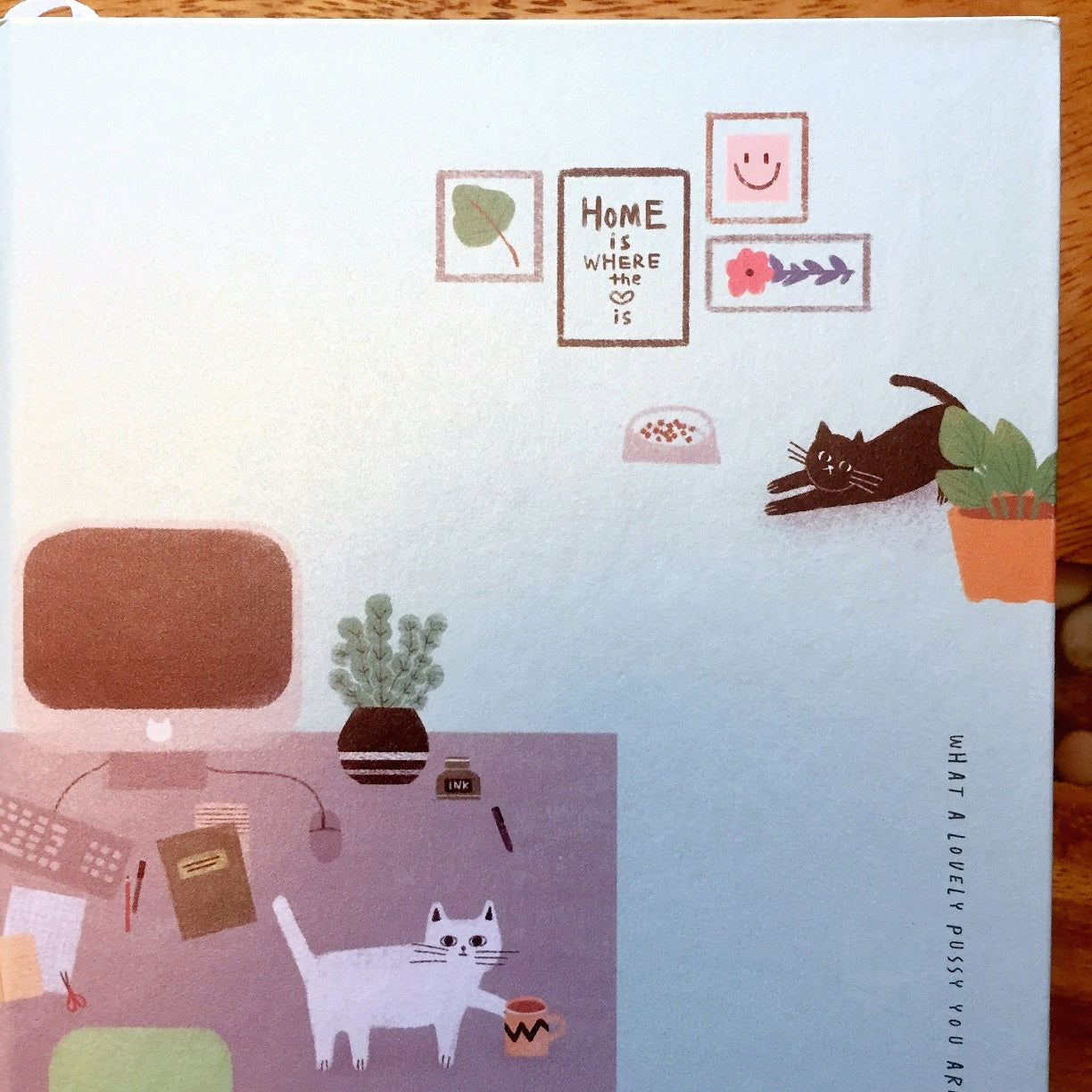 Home Is Where the Cat Is - Undated diary, with pop-up cat index tabs | Destash item [Like New]