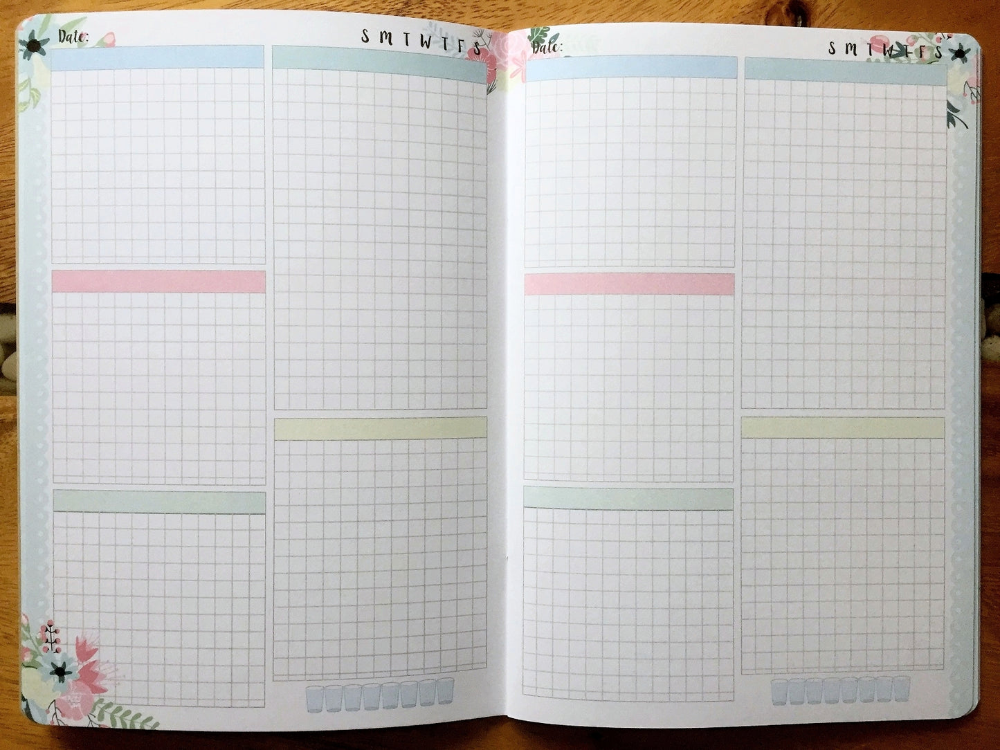 Paper Penguin Co. - Undated Daily Pages (1 Month) A5 Notebook Inserts [New]