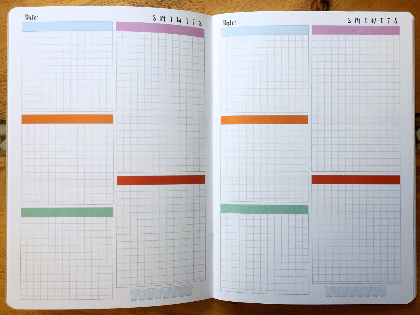 Paper Penguin Co. - Undated Daily Pages (1 Month) A5 Notebook Inserts [New]
