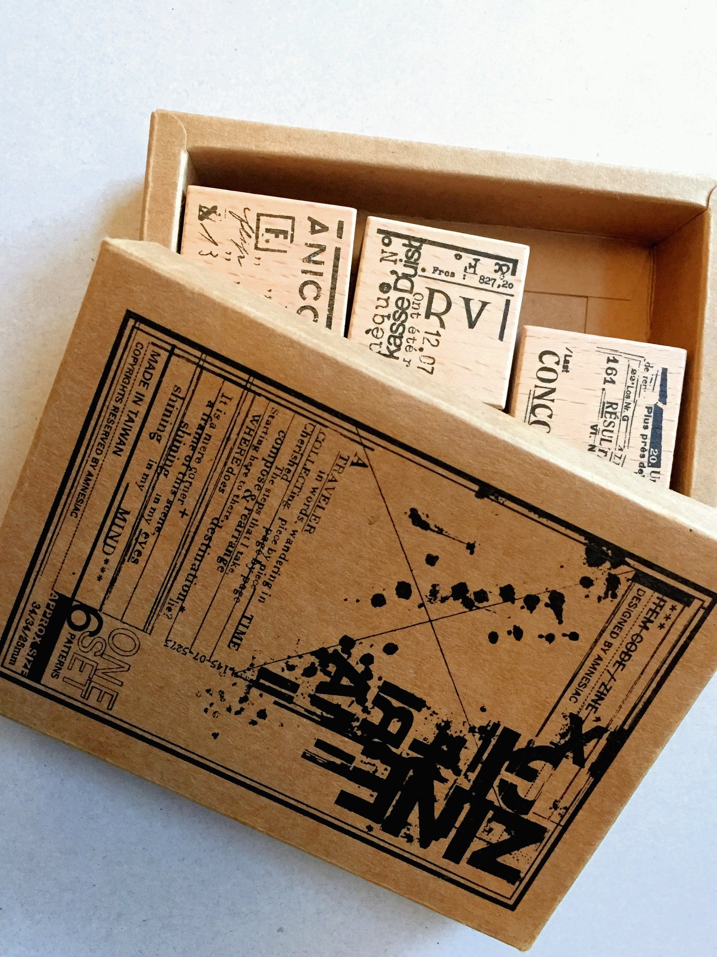 Amnesiac (Plusminus) - ZINE rubber stamps, à la carte [RARE]