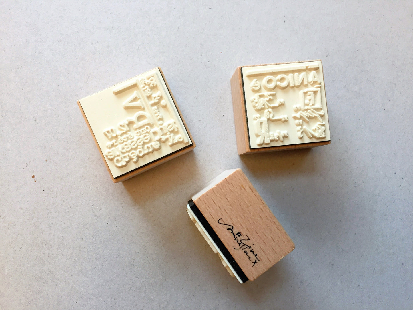 Amnesiac (Plusminus) - ZINE rubber stamps, à la carte [RARE]