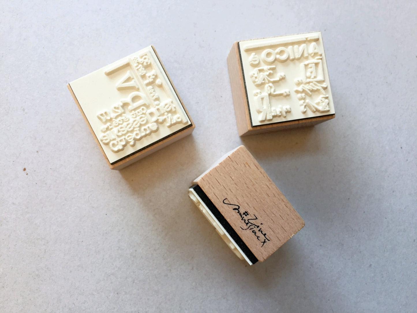 Amnesiac (Plusminus) - ZINE rubber stamps, à la carte [RARE]