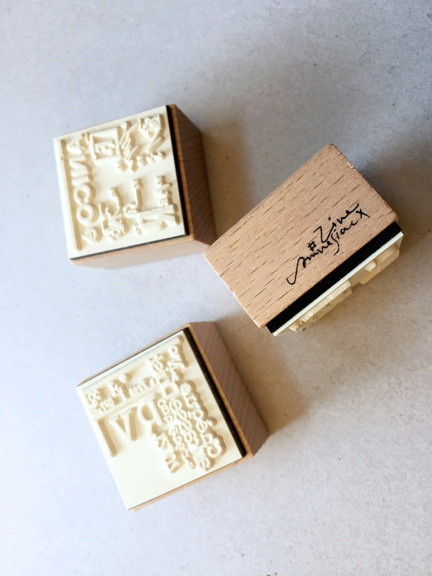 Amnesiac (Plusminus) - ZINE rubber stamps, à la carte [RARE]