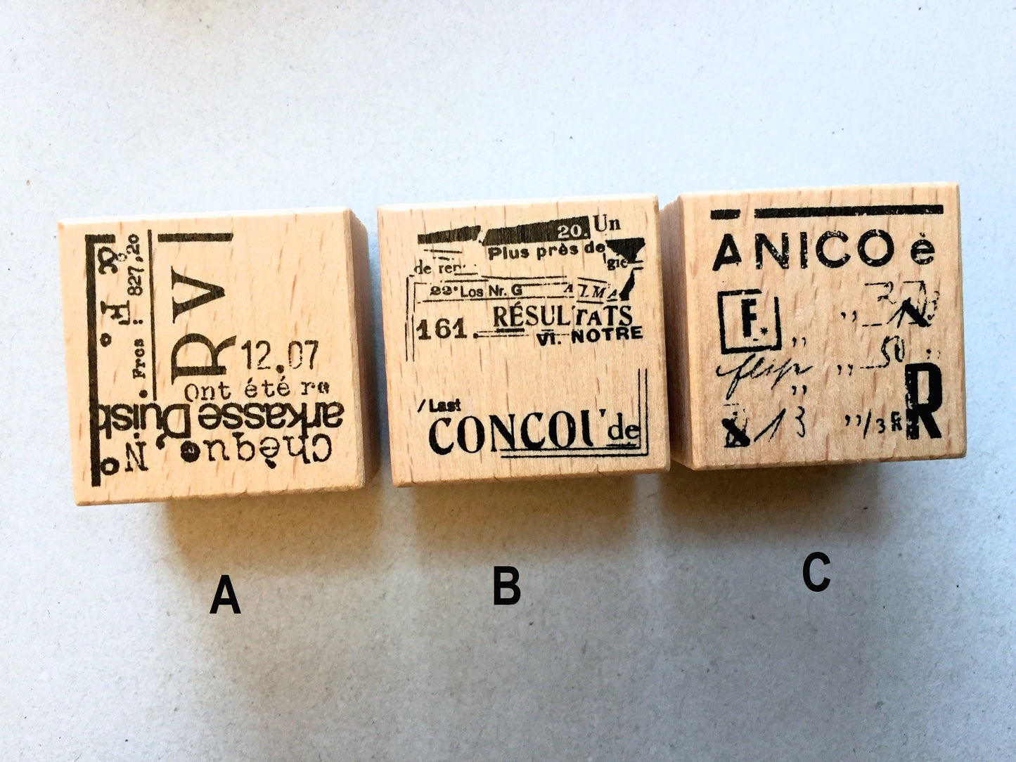 Amnesiac (Plusminus) - ZINE rubber stamps, à la carte [RARE]